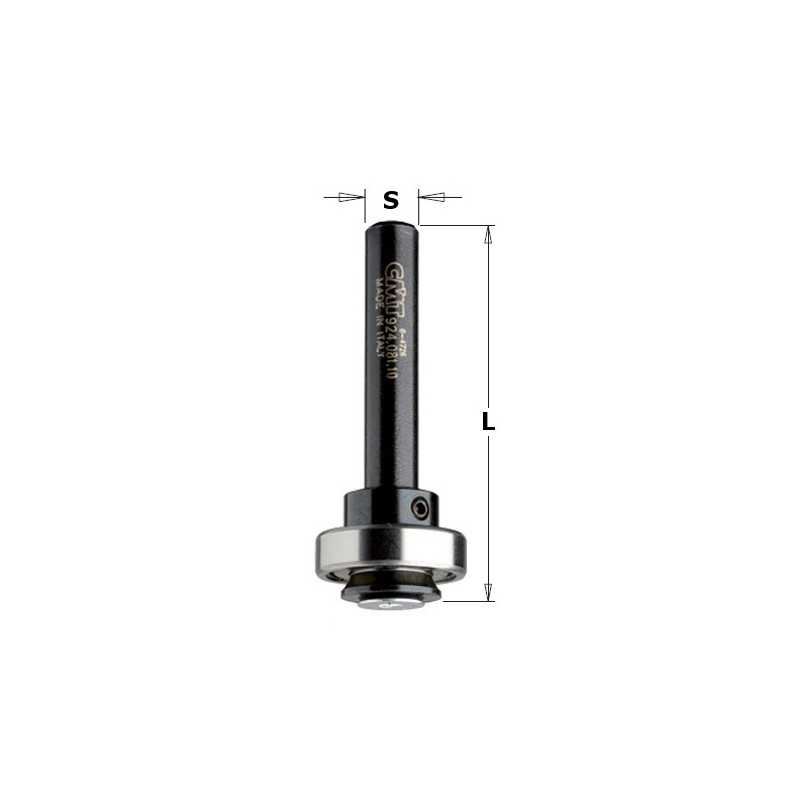 Arbre porte-disque avec roul. avec bague s6 ref 72406110