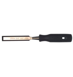 Ciseau menuisier,manche plastique noir 40 mm