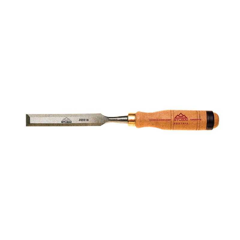 Ciseau menuisiers, manche hêtre rouge 12 mm