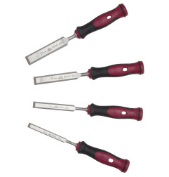 Série de ciseaux, manche en bimatière     4 pcs