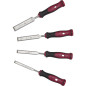Série de ciseaux, manche en bimatière 4 pcs