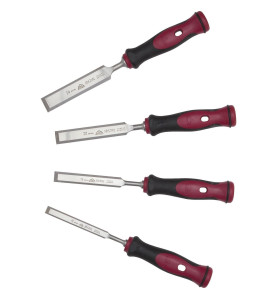 Série de ciseaux, manche en bimatière     4 pcs