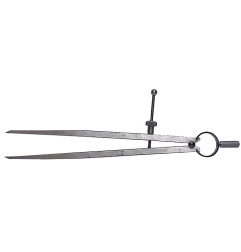 Compas droit avec vis de réglage 250 mm