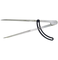 Compas droit, avec arc 250 mm