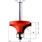 Fraises pour quart de rond - R : 3 - D : 18.7 - l : 12.7 - L : - S : 6 - Rotation : DROITE