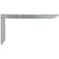 Equerre de charpentier, inoxidable 800 mm