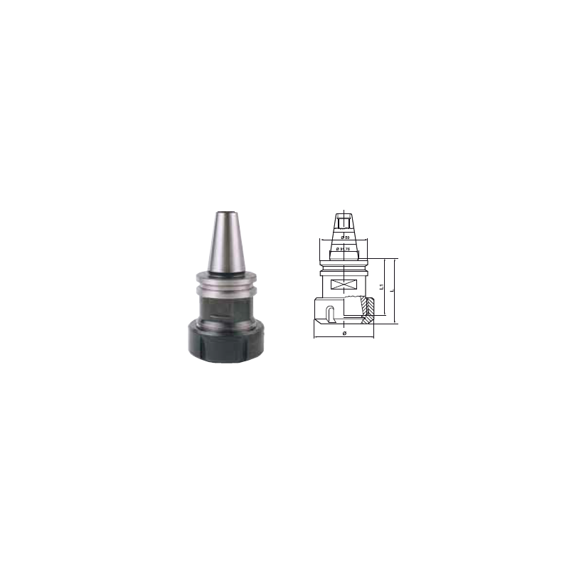 Cone Iso30 Porte Pince Er32 ref 890.018.032 Leman