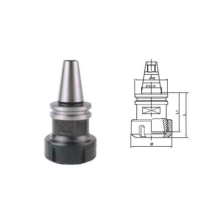 Cone Iso30 Porte Pince Er32 ref 890.018.032 Leman