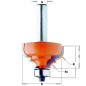 Fraises pour moulures décoratives avec feuillure - R : 4 - D : 28.7 - l : 13 - S : 6 - Rotation : DROITE