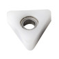 791 - Roulements - Roulement triangulaire Derlin® - D : 12.7 - B : 4.76 - P : 5.8