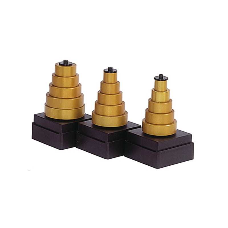 791.70 - Jeux de 5 bagues en aluminium pour roulements - S : 12.7 - Rotation : DROITE 791.70 - Jeux de 5 bagues en aluminium pour roulements - S : 12.7 - Rotation : DROITE