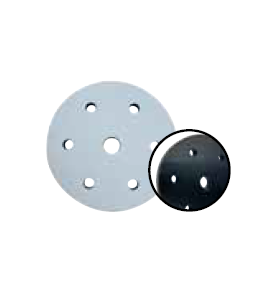 Pad double face 210mm perforé 7 trous .