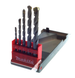 Vente de Coffret de forets(4,5,6,8,10) acc.makita, numéro 22151 / makita-accessoires_D-05175 à 9,36 €HT soit 11,23 €TTC. 