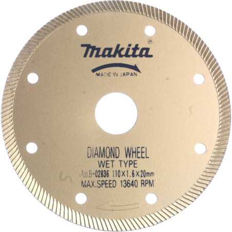 Vente de D.diamant 110-20-4,0 type eau acc.makita, numéro 22271 / makita-accessoires_B-22034 à 32,75 €HT soit 39,30 €TTC. 
