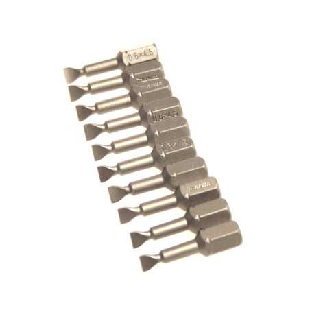 Vente de Embout (-) c 1,0-6,5-25 10p acc.makita, numéro 22562 / makita-accessoires_P-06214 à 20,50 €HT soit 24,60 €TTC. 