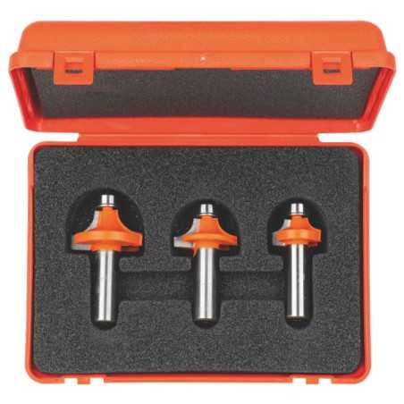 Vente de Coffret de 3 fraises à arrondir quart de rond - S : 6.35 - Rotation : DROITE CMT, numéro 3150 / cmt_83800111 à 115,41 €