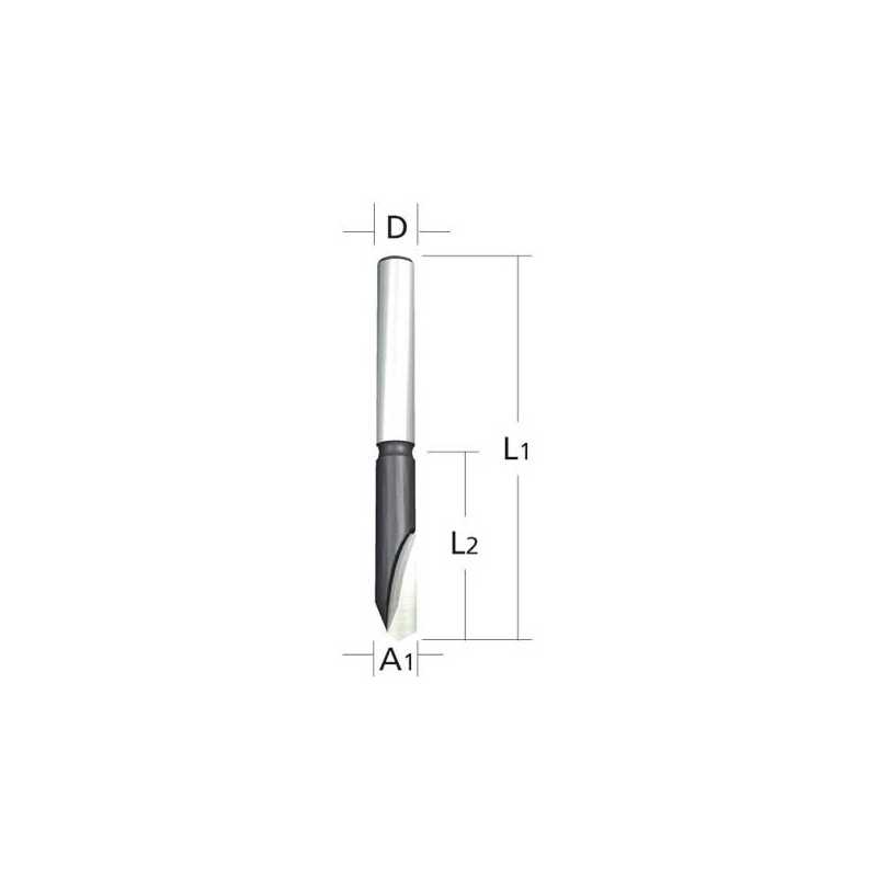 Fraise carb.plong(alu) 6-q6