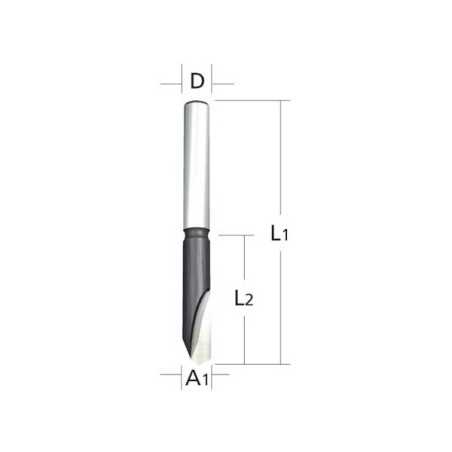 Fraise carb.plong(alu) 6-q6