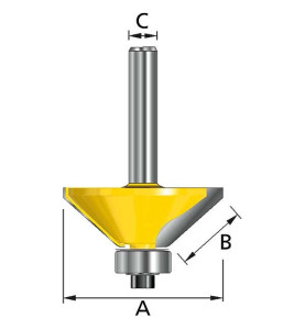 Vente de Fraise chanf+rlt q8 d34,9 a45 acc.makita, numéro 23266 / makita-accessoires_D-48692 à 22,17 €HT soit 26,60 €TTC. 