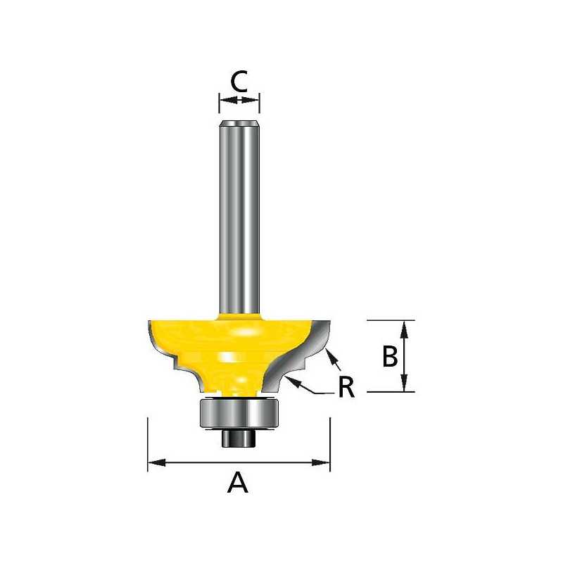 Fraise a profiler d25.4 q8