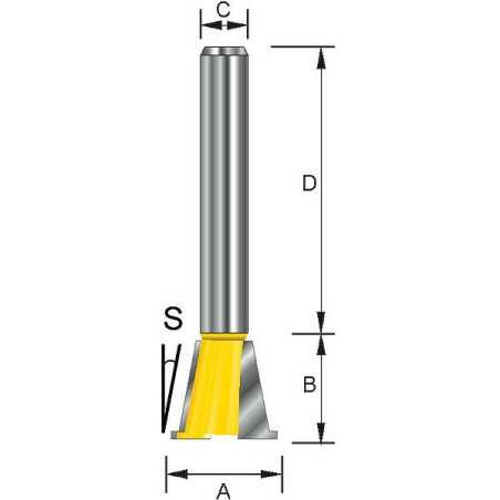 Vente de Fraise queue d'arron.d4.28q8 acc.makita, numéro 23307 / makita-accessoires_D-10861 à 23,84 €HT soit 28,61 €TTC. 