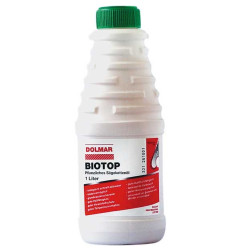 Vente de Huile chaine biotop dolmar 1l acc.makita, numéro 23595 / makita-accessoires_980008210 à 6,08 €HT soit 7,30 €TTC. 