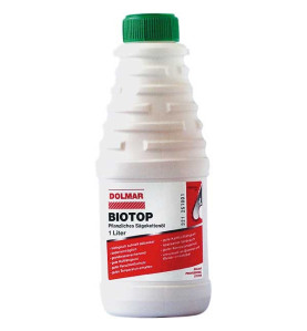 Vente de Huile chaine biotop dolmar 1l acc.makita, numéro 23595 / makita-accessoires_980008210 à 6,08 €HT soit 7,30 €TTC. 