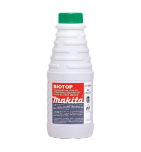Vente de Huile chaine biotop makita 1l acc.makita, numéro 23617 / makita-accessoires_980008610 à 6,08 €HT soit 7,30 €TTC. 