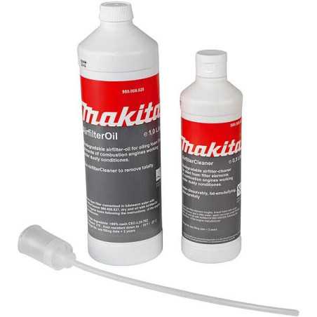 Vente de Kit nettoyant & huile filtre acc.makita, numéro 23710 / makita-accessoires_980008629 à 41,66 €HT soit 49,99 €TTC. 