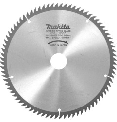 Vente de Lame carbure 216x30x80t bls820 acc.makita, numéro 23842 / makita-accessoires_A-86468 à 73,01 €HT soit 87,61 €TTC. 