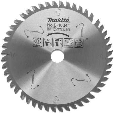 Vente de Lame tct 165x48d pour corian acc.makita, numéro 23846 / makita-accessoires_B-10344 à 68,66 €HT soit 82,39 €TTC. 