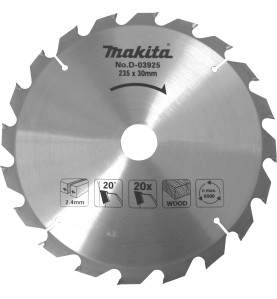 Vente de Lame carb 235-30-60d bois acc.makita, numéro 24011 / makita-accessoires_D-09640 à 43,46 €HT soit 52,15 €TTC. 