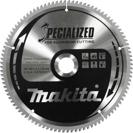 Vente de Lame carb.305-30-100d alu acc.makita, numéro 24039 / makita-accessoires_B-09684 à 165,98 €HT soit 199,17 €TTC. 