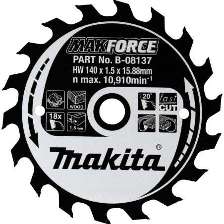 Vente de Lame carb 355-30-40d 5143r acc.makita, numéro 24049 / makita-accessoires_B-08414 à 93,57 €HT soit 112,29 €TTC. 