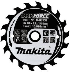 Vente de Lame carb 355-30-60d 5143r acc.makita, numéro 24050 / makita-accessoires_B-08545 à 110,28 €HT soit 132,34 €TTC. 