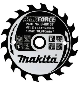 Vente de Lame carb 355-30-60d 5143r acc.makita, numéro 24050 / makita-accessoires_B-08545 à 110,28 €HT soit 132,34 €TTC. 