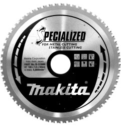 Vente de Lame carb 185-64d inox 4131 acc.makita, numéro 24083 / makita-accessoires_B-31669 à 143,70 €HT soit 172,44 €TTC. 