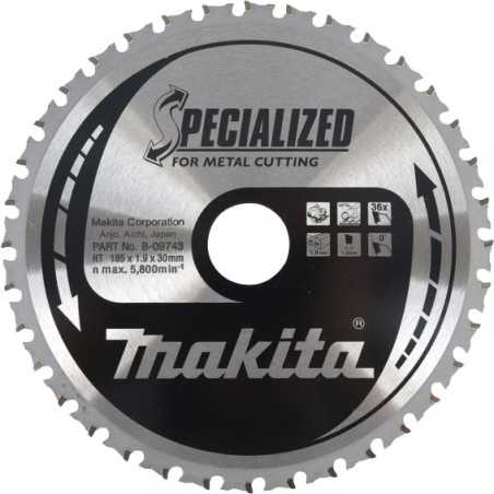 Vente de Lame cermet 185-30-36d 4131 acc.makita, numéro 24087 / makita-accessoires_B-09743 à 68,66 €HT soit 82,39 €TTC. 