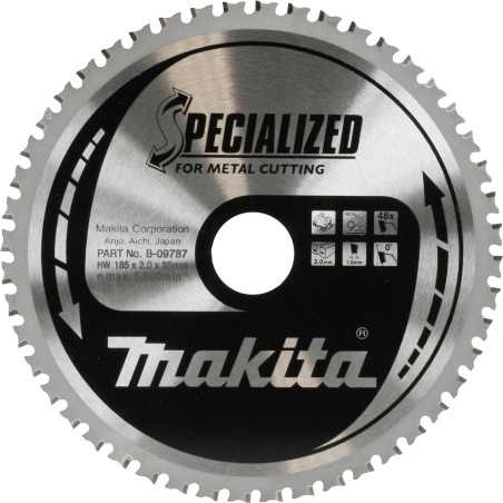 Vente de Lame carbure 185-30-48d 4131 acc.makita, numéro 24096 / makita-accessoires_B-09787 à 66,73 €HT soit 80,07 €TTC. 