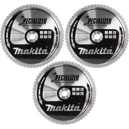 Vente de Lame carbure metal 305x25,4x60 acc.makita, numéro 24166 / makita-accessoires_B-34780 à 782,20 €HT soit 938,64 €TTC. 
