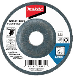 Vente de Meule flex met 125x3 wa80 2g acc.makita, numéro 24322 / makita-accessoires_B-18574 à 2,12 €HT soit 2,54 €TTC. 