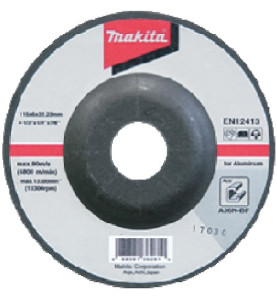 Vente de Meule alu 125x6 a36n 2g acc.makita, numéro 24326 / makita-accessoires_B-17653 à 2,78 €HT soit 3,34 €TTC. 