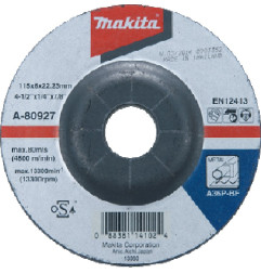 Vente de Meule met 125x6 a36p 2,5g acc.makita, numéro 24328 / makita-accessoires_A-80933 à 2,12 €HT soit 2,54 €TTC. 