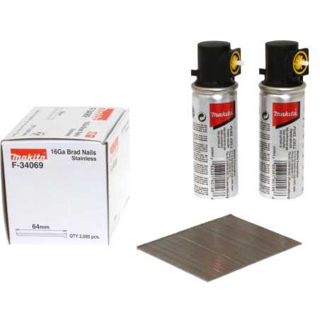 Vente de Clous finition 50mm inox acc.makita, numéro 24435 / makita-accessoires_195683-0 à 68,66 €HT soit 82,39 €TTC. 
