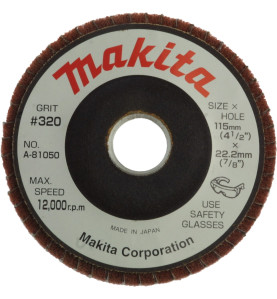 Vente de D.abrasif avec fibre 115-60 acc.makita, numéro 24530 / makita-accessoires_A-81038 à 20,50 €HT soit 24,60 €TTC. 