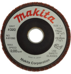 Vente de D.abrasif avec fibre 125-180 acc.makita, numéro 24533 / makita-accessoires_A-81072 à 23,84 €HT soit 28,61 €TTC. 