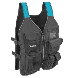 Vente de Veste porte outils acc.makita, numéro 25321 / makita-accessoires_P-72089 à 73,01 €HT soit 87,61 €TTC. 