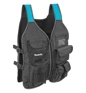 Vente de Veste porte outils acc.makita, numéro 25321 / makita-accessoires_P-72089 à 73,01 €HT soit 87,61 €TTC. 