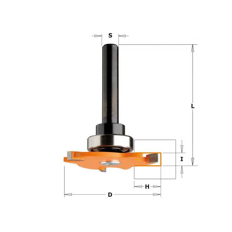 Fraise disque pour rainurage i5 d47.6 queue de 8 z3hm ref 92335011a**