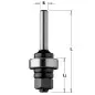 Arbre porte disque avec roulement queue de 8 ref 92408310**